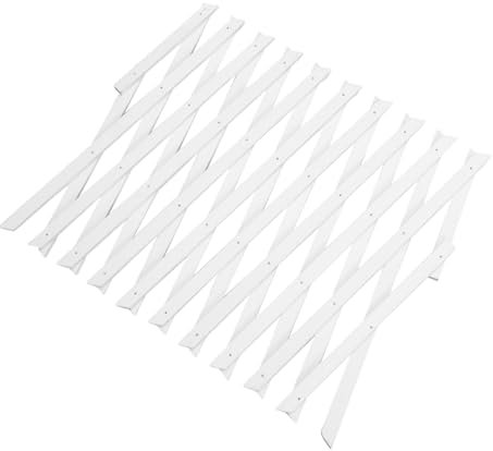 MOBUTOFU Cadre de Treillis de Jardin en Bois pour Plantes grimpantes Panneau de clôture en Treillis Extensible Décoration Murale extérieure 1 pièce