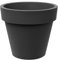 Tera Grand Pot en résine Standard One, Pot pour extérieur et intérieur, Technique de Rotation, Pots pour Plantes et Arbres, résistant aux UV, résistant au Gel, (Antracite, 30 cm)