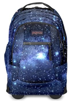 JanSport Driver 8 Rolling Backpack, Stellar Starfield, One Size, Driver 8 Rolling Backpack - Wheeled Travel Bag With 15-inch Laptop Sleeve