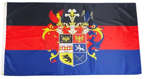 Fahne Flagge Ostfriesland Prachtwappen - 90 x 150 cm