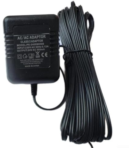 For Ring Compatible 24V 500mA Power Supply Adapter Transformer for For Ring Doorbell 2 3 4 Wired and For Ring Video Doorbell Pro Systems (B)