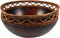 GURU SHOP Geflochtene Holz Bastschale, Durchmesser: Mittel 25x13cm, 13x25x25 cm, Schalen