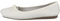 Clarks Damen Freckle Ice Ballerinas, White White Leather, 41 EU