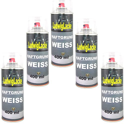 LudwigLacke Haftgrund 5 Spray Weiss 400 ml je Spraydose