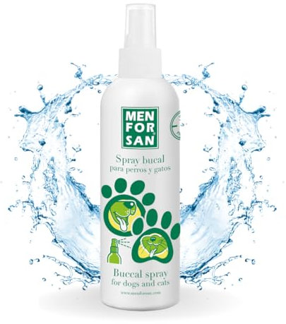 MENFORSAN Spray Bucal Perros Y Gatos contra mal aliento - 125 ml