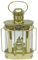 Petroleumlampe Kabelgattslampe Messing, Petroleumbrenner, H: 27cm