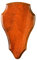 Januel – Stemma per trofeo di caccia – Stemma per massacro di caveruil – Trofeo Crana di Chevreuil – Legno di Quercia – Finitura Rovere Dorato – Altezza 30 cm – Larghezza 18 cm