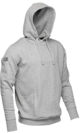 JCB - Work Hoodies for Men - Men's Hoodies - Essential Hoodie - Grey, Size Medium