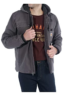 Carhartt Bartlett Jacket Haut de travail, Gravier, XXXL Homme