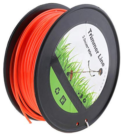 SING F LTD 3,0 mm Trimmer-Nylonschnur, rund, 90 m lang, robuste Gartentrimmer-Drähte