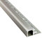 LED Aluprofil T77 silber 12mm Fliesenprofil + Abdeckung Abschlussleiste Bordüre Fliesen für LED-Streifen-Strip 1m opal