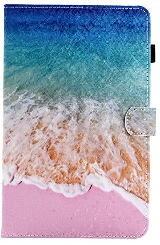 Cover Galaxy Tab E 9.6, Lspcase Custodia Portafoglio Samsung Tab E 9.6 Pollice Supporto Magnetica Case Flip Cover con Slot per Schede per Samsung Galaxy Tab E 9.6 SM-T560 / SM-T561 Mare