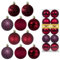 10 Stück Weihnachtskugeln Ornamente für den Weihnachtsbaum – bruchsichere Weihnachtsbaumdekorationen, großer hängender Kugelkranz, Girlande, Dekoration, Ornamente, Weinrot, 8.1 cmx10 Stück
