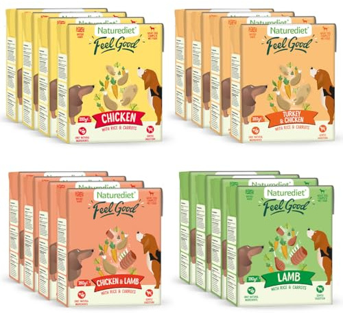 Naturediet Feel Good Selection Pack Complete Wet Food, 25.6 kg
