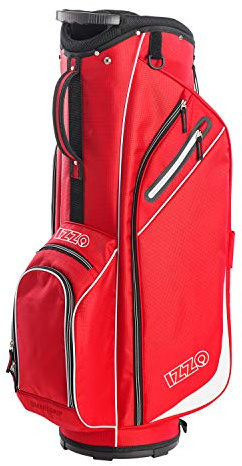 Izzo Ultra Lite Cartbag, Unisex-Erwachsene, Ultra Lite Cart Bag - Red, rot, 10.5