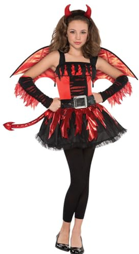 (PKT) (997493) Child Girls Daredevil Costume (8-10yrs) - by amscan