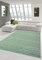 Traum Designer und Moderner Teppich Wohnzimmerteppich Kurzflor Uni Design in Grün Größe 140x200 cm