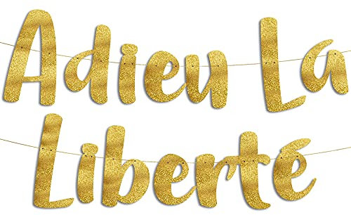 EU #82 Glitter Banner Adieu La Liberte