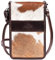 Alpenleder Unhängetasche - SPRUCHBEITEL (Handgefertigt) - Nachhaltiges Bio-Leder aus regionaler Landwirtschaft | Messenger Bag leder, Handtasche klein, *Fair Produziert* (17.5x12x5cm, Kuhfell)