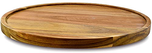 Drehteller aus Akazienholz, 30 cm