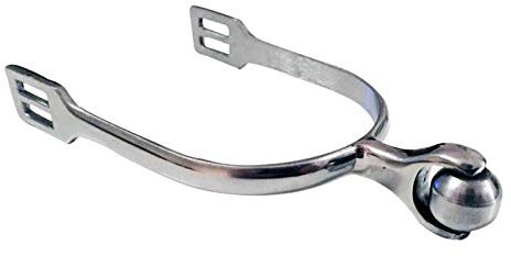 Faderr Pferd Sporen 1 Paar Edelstahl Reitsporen Roller Ball Pferd Sporen Rundum Walking Pferd Roping Sporen Reitpferd Zubehör