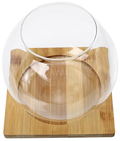 1 Jeu Petit Aquarium Bol D'aquarium en Verre Globe De Terrarium Jardinière Bol De Terrarium en Verre Bocal à Poisson Clair Vase en Boule De Un Bulle