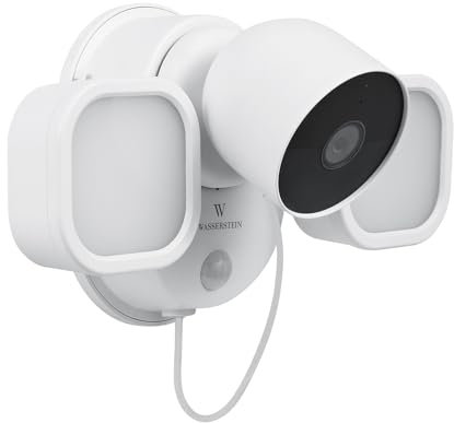 Wasserstein 3-in-1 Floodlight, Charger, and Mount for Google Nest Cam (Battery) - Made for Google Nest