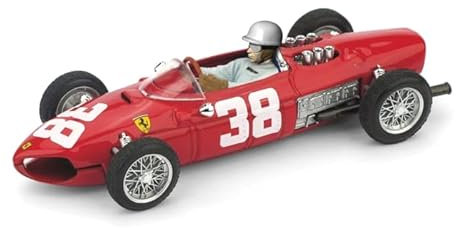 Brumm MODELLINO IN Scala COMPATIBILE Con Ferrari 156 P.Hill 1961 N.38 3rd Monaco GP World Champion W/Pilote 1:43 BM0124CH