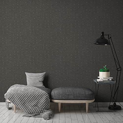 A.S. Création Artdeco Tapete Schwarz Braun Nara 387426 Mustertapete Vliestapete 10,05 m x 0,53 m Made in Germany