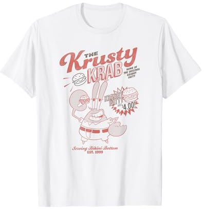 Spongebob Squarepants Mr. Krabs Krusty Krab Ad T-Shirt