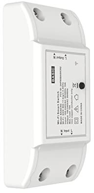 4Pcs Smart Dimmer Switch, Voice App Remote Control WiFi Smart Switch, 2200W Load Power Space Saving Smart Relay Switch for Home Appliance