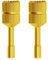 FSIDIWT Joysticks Sticks für DJI RC 2/RC Fernbedienung, Aluminium-Steuersticks, Ersatz-Joystick-Daumenschwippe für DJI Mini 4 Pro/Air 3/Mini 3 Pro Drohnenzubehör (Gold)