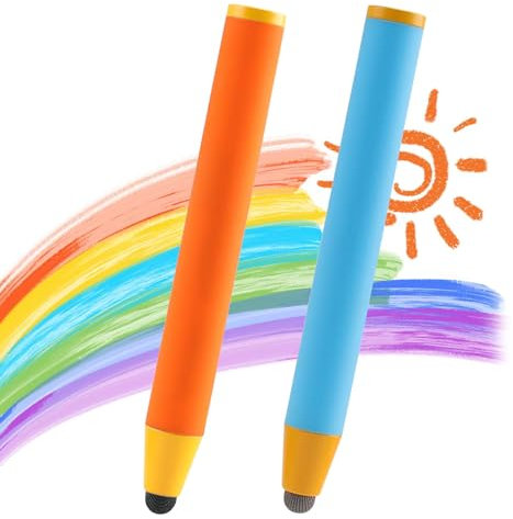 Lápiz Capacitivo para Pantallas Táctiles, 2 Paquetes de Lápices para Lápiz de Goma, Bolígrafo Bolígrafos Universales Capacitivos, para Tabletas, iPad Mini, iPad Pro, Teléfonos Inteligentes, Samsung