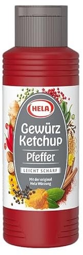 Hela Gewürz Ketchup Pfeffer leicht scharf 300 ml