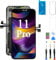 JQYDZH for iPhone11 Pro Screen Replacement Retina 5.8, Haptic Touch LCD Display Digitizer Assembly with Repair Tool Kits, Waterproof Tape, Screen Protector, Compatible with A2160, A2215, A2217