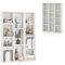 KOMFOTTEU Libreria Aperta con 11 Scomparti, Libreria a Cubi, Arredamento Casa, Scaffale da Ufficio, 74 x 24 x 106 cm, Bianco