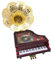 Alipis 1Stk Grammophon Spielzeug für den jahrestag zur hochzeitstag Buchsen für Kickertische Retro-Grammophon-Musikspielzeug Spielzeuge für Klassenkameraden