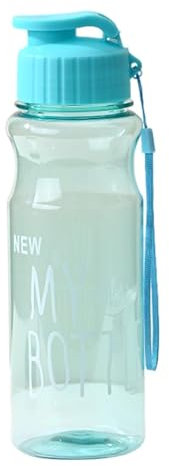 Botella de agua grande para deportes - Botella de agua a prueba de fugas para beber diariamente de gran capacidad | Botella de agua deportiva portátil y segura con buen sellado para acampar al aire li