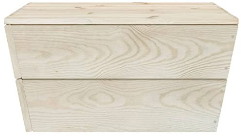 HETFTJN Kleine Couch Gartenlounge Lounge Sofa Outdoor Outdoor Lounge - Gartentisch 60x60x30 cm Imprägniertes Fichtenholz für Terrasse Schwimmbad Speisesaal Balkon