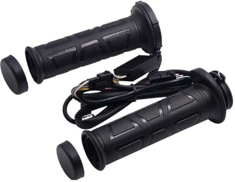 JINGLING Beheizter Lenkergriff für Motorräder, elektrische Motorradgriffe | Elektrische 12-V-Heizgriffe und Lenkerheizung | Winter Motorcycle Supplies Verstellbarer Lenkergriff für Motorräder