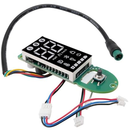 URPIZY Elektrisches Roller-Display für Xiaomi Mi4 und Mi4 Lite, Dashboard PCB, 36 V, 350 W, Robustes PCB-Material, Einfache Montage, Grün