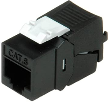 Rotronic Roline 26110352 Cat. 6 UNSHIELDED Keystone Jack Module Black