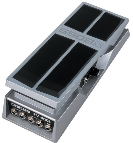 BOSS FV-500L Niederohmiges Volume-Fußpedal für dein elektronisches Instrument | Integrierte Expression-Pedal-Funktion | Robustes, langlebiges Aluminium-Druckguss-Gehäuse