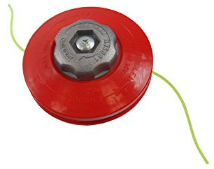 Greenstar 4118 Tête pro 2 fils Nylon à bouton Métal Tecomec avec adaptateur M12 x 1,75 FG