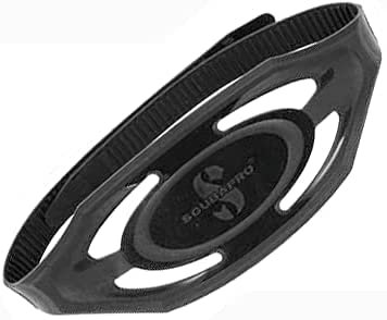 SCUBAPRO Silikon Maskenband für Volta, Scout, Orbit, MIRA, FINI, Clear VU2 UVM. (Black)