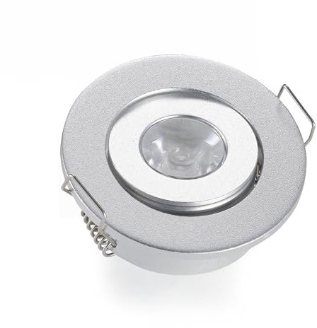 JOYINLED Stück 1 LED-Mini Kleine Deckenleuchte Einbaustrahler Einbauleuchte Deckenleuchte Einbauleuchte Einbaustrahler Lampen 3 W Warm Weiß 3000 K + Treiber