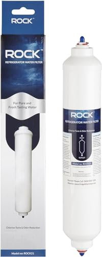 ROCK 21 Fridge Water Filter fits Samsung LG Daewoo Rangemaster Beko Haier Fridge Freezers with External Filter only