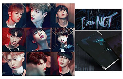 1st Mini-Album Stray Kids KPOP I am NOT [I am ver.] Musik-CD + Fotobuch + 3 Fotokarten + Geschenk (4 Fotokarten-Set)