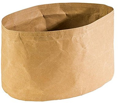 APS 30444 Runder Brotkorb, Naturfaser und Kunstharz, 30 x 20 x 18 cm Beige