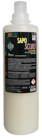 Sapo Dunkles Waschmittel für schwarze und dunkle Kleidung, Hyper-Konzentrat, Baumwolle, Linie Wolle Home Professional Igiensoft